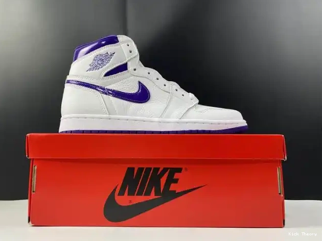Kicktheory PURPLE AIR CD0461-151 COURT HIGH 1 JORDAN RETRO 0622